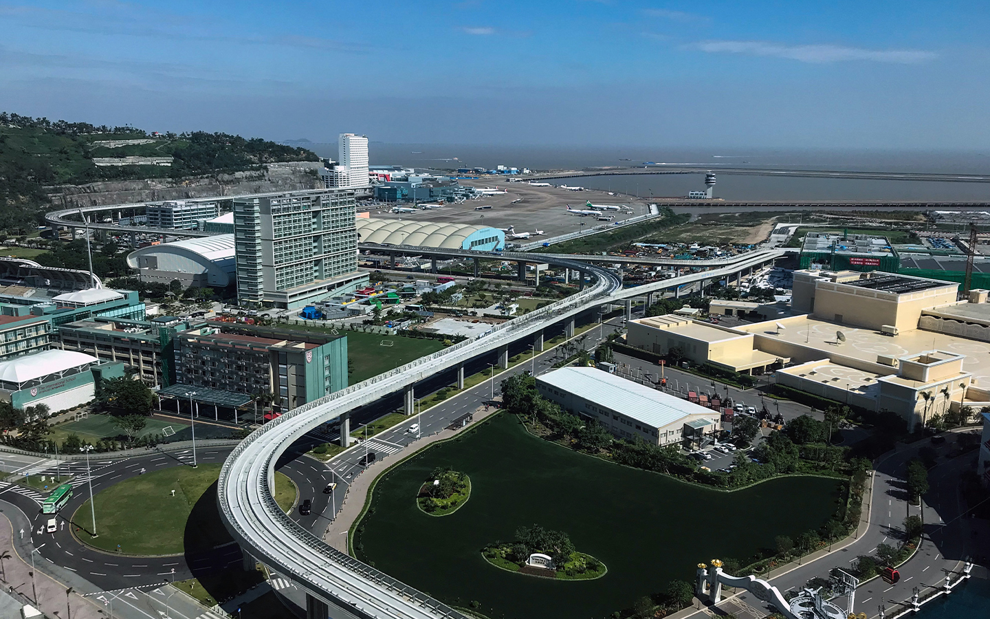 Macau airport’s passenger volume
