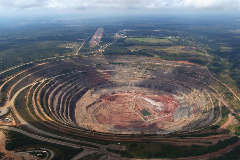 Diamond mine in Angola