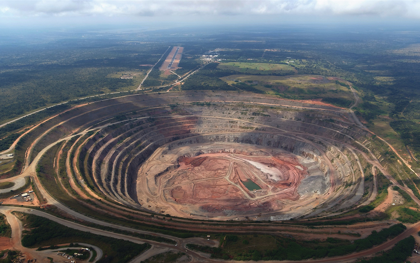 Diamond mine in Angola